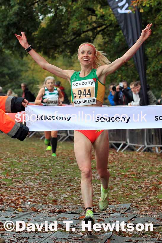 Senior Women, 2022 National Cross Country Relays, Berry Hill Park, Mansfield.  Photo: David T. Hewitson/Sports for All Pics